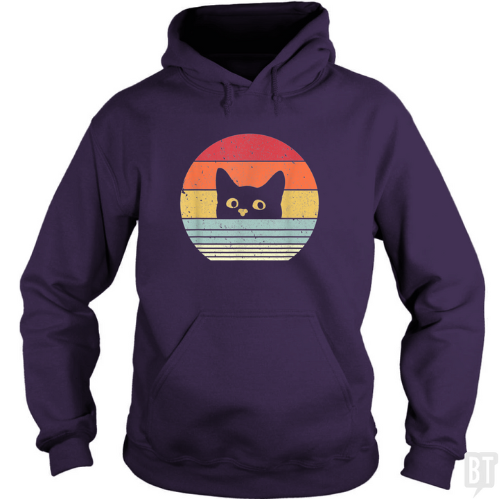 Cat Retro Style Hoodie