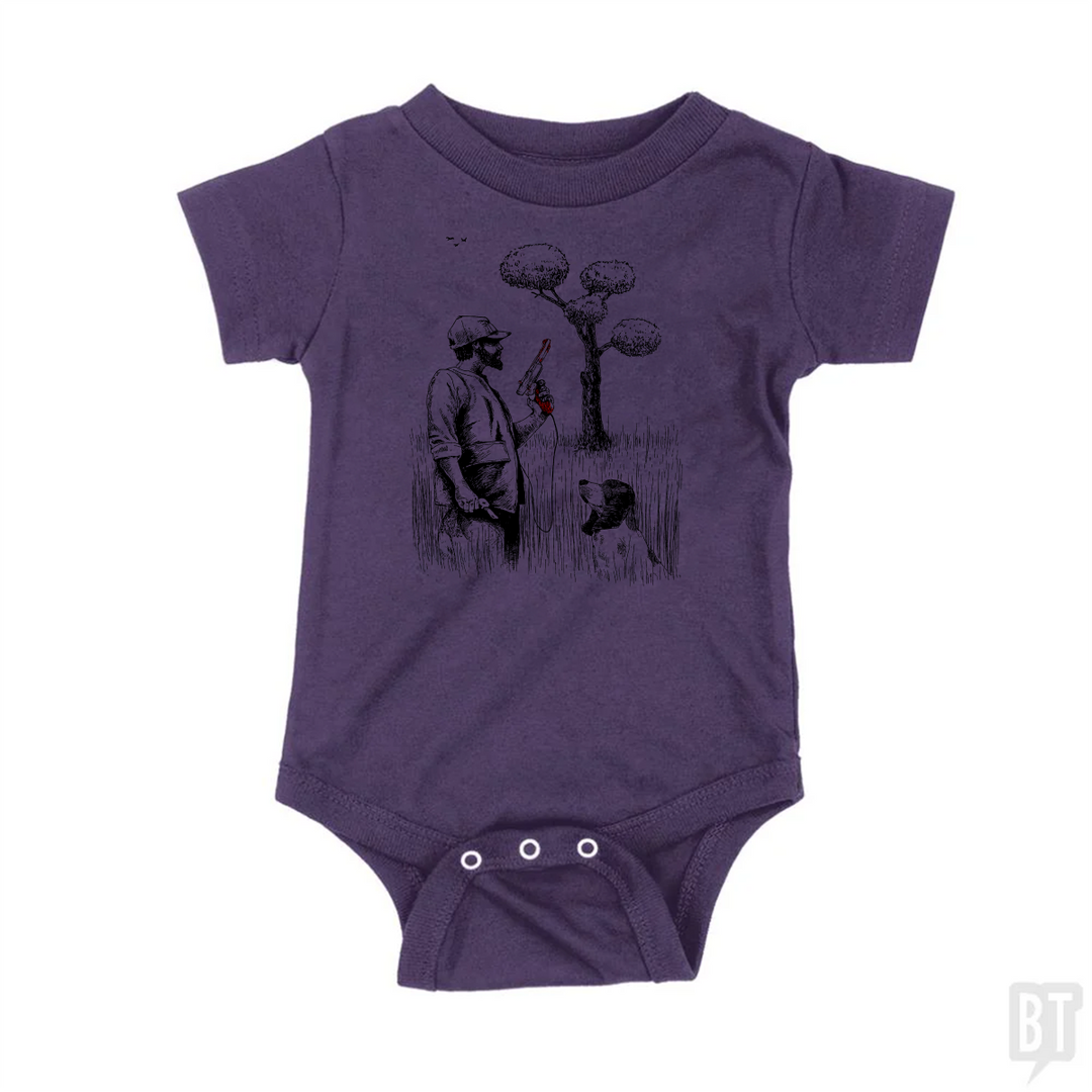 Dog Man Baby One-Piece