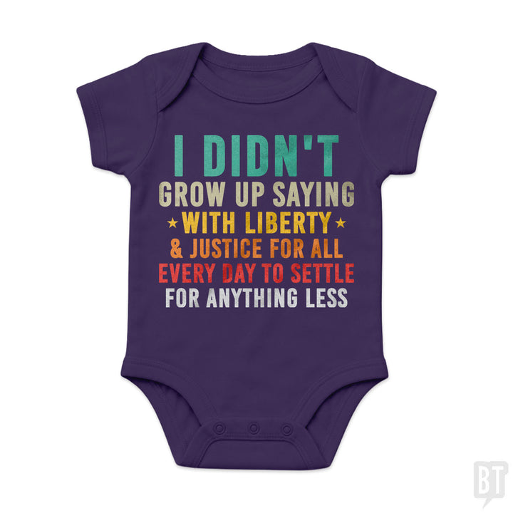 Justice For All Baby One-Piece