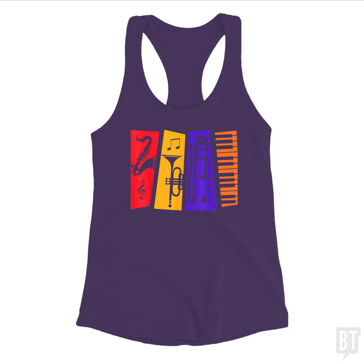 Jazz Music Tank Top