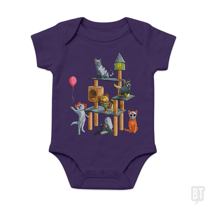 Cat Horror Movies Baby One-Piece