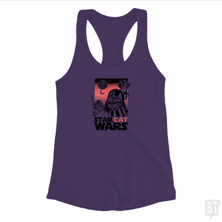 Star Cat Wars Tank Top
