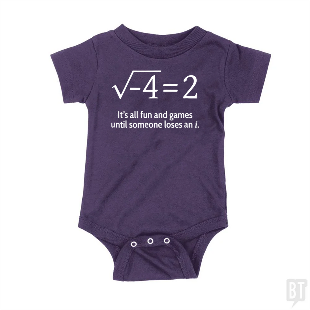 Funny Math Baby One-Piece