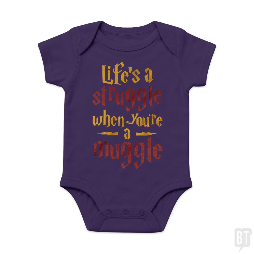 Muggle Struggle Baby One-Piece