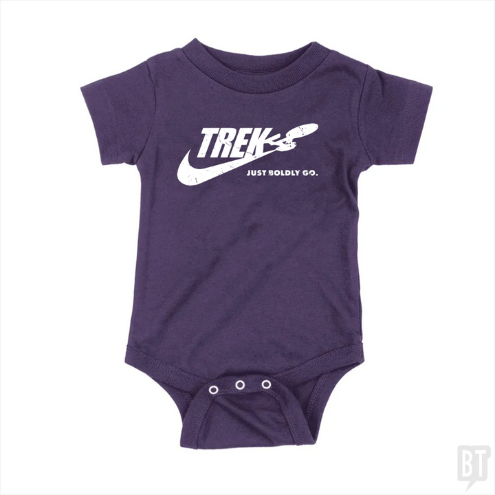 Trek Boldly Baby One-Piece