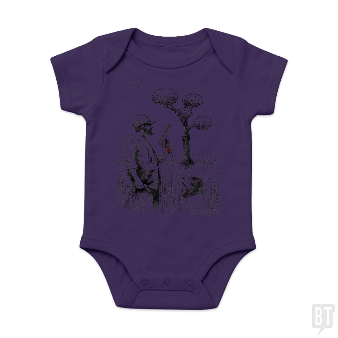 Dog Man Baby One-Piece