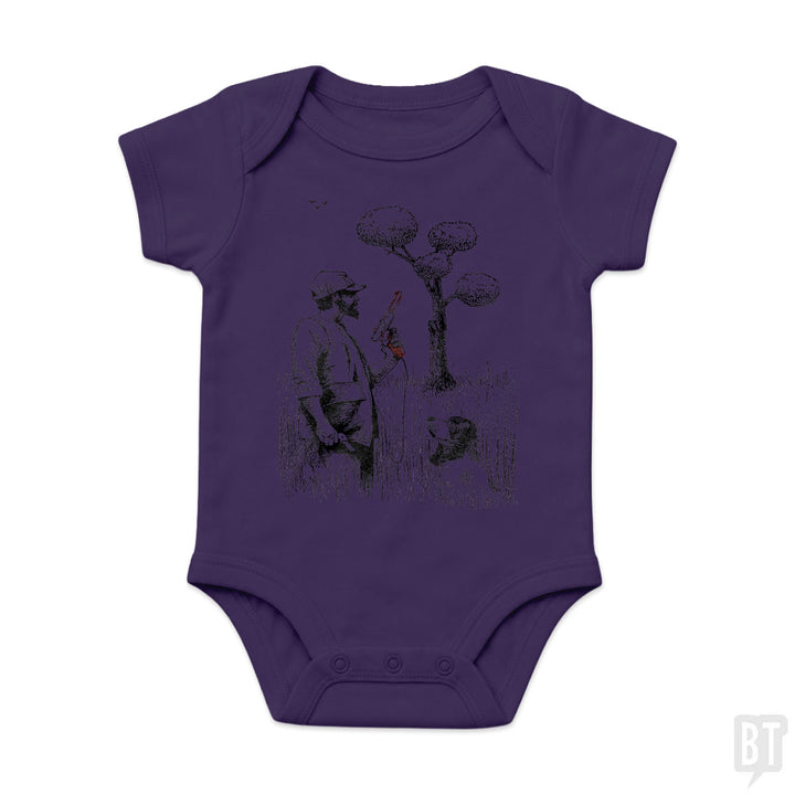 Dog Man Baby One-Piece