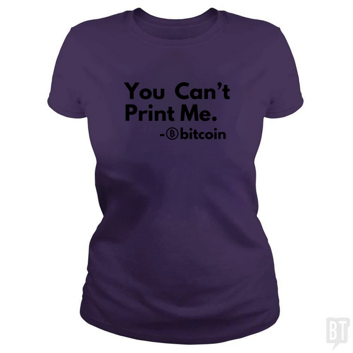 You Can’t Print Me