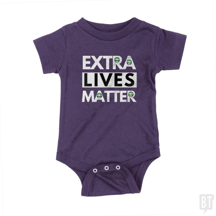 Extra Lives Matter Baby One-Piece