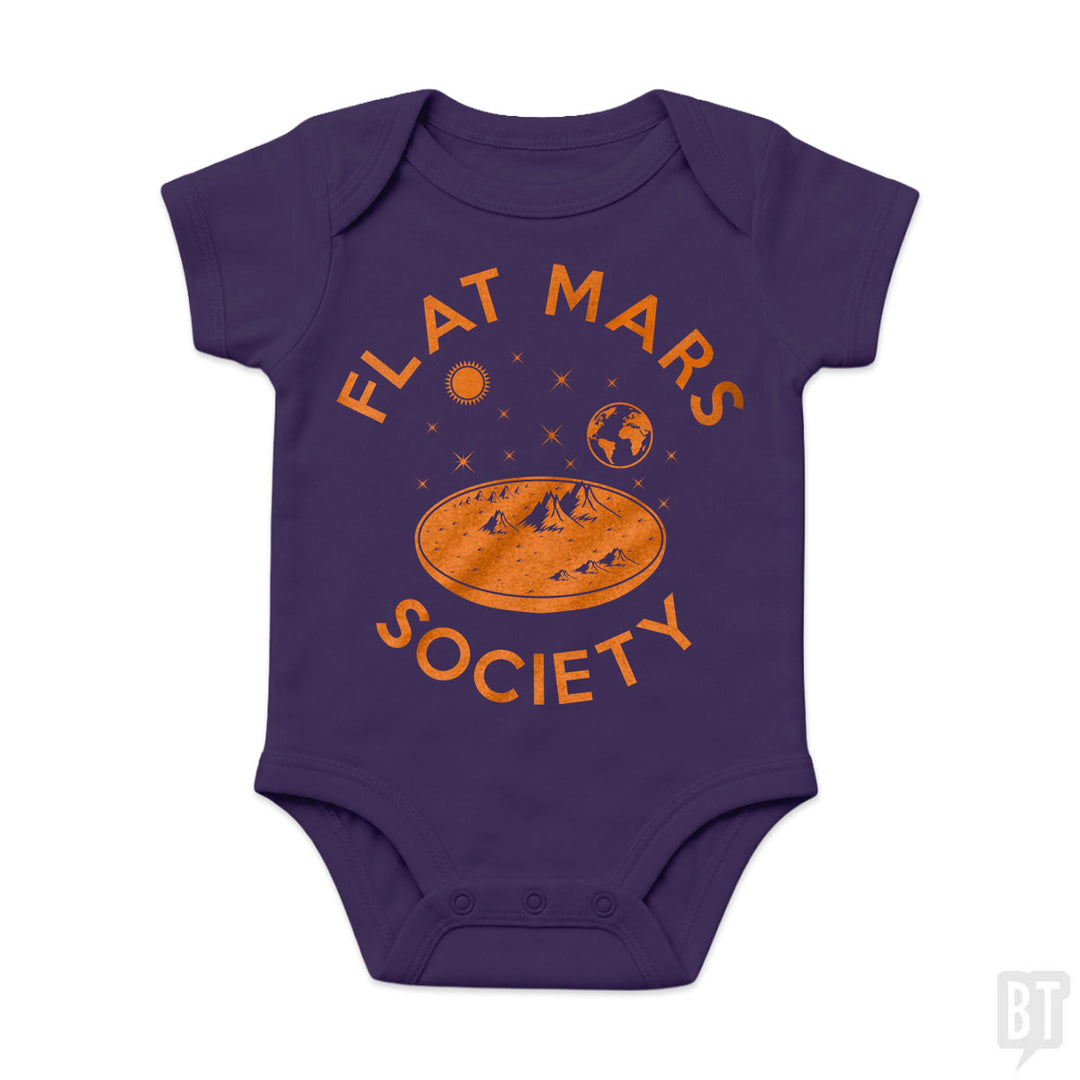 Flat Mars Society Baby One-Piece