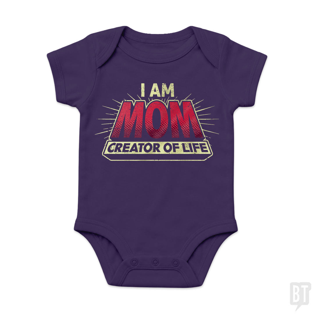 Mom-Creator of Life Baby One-Piece