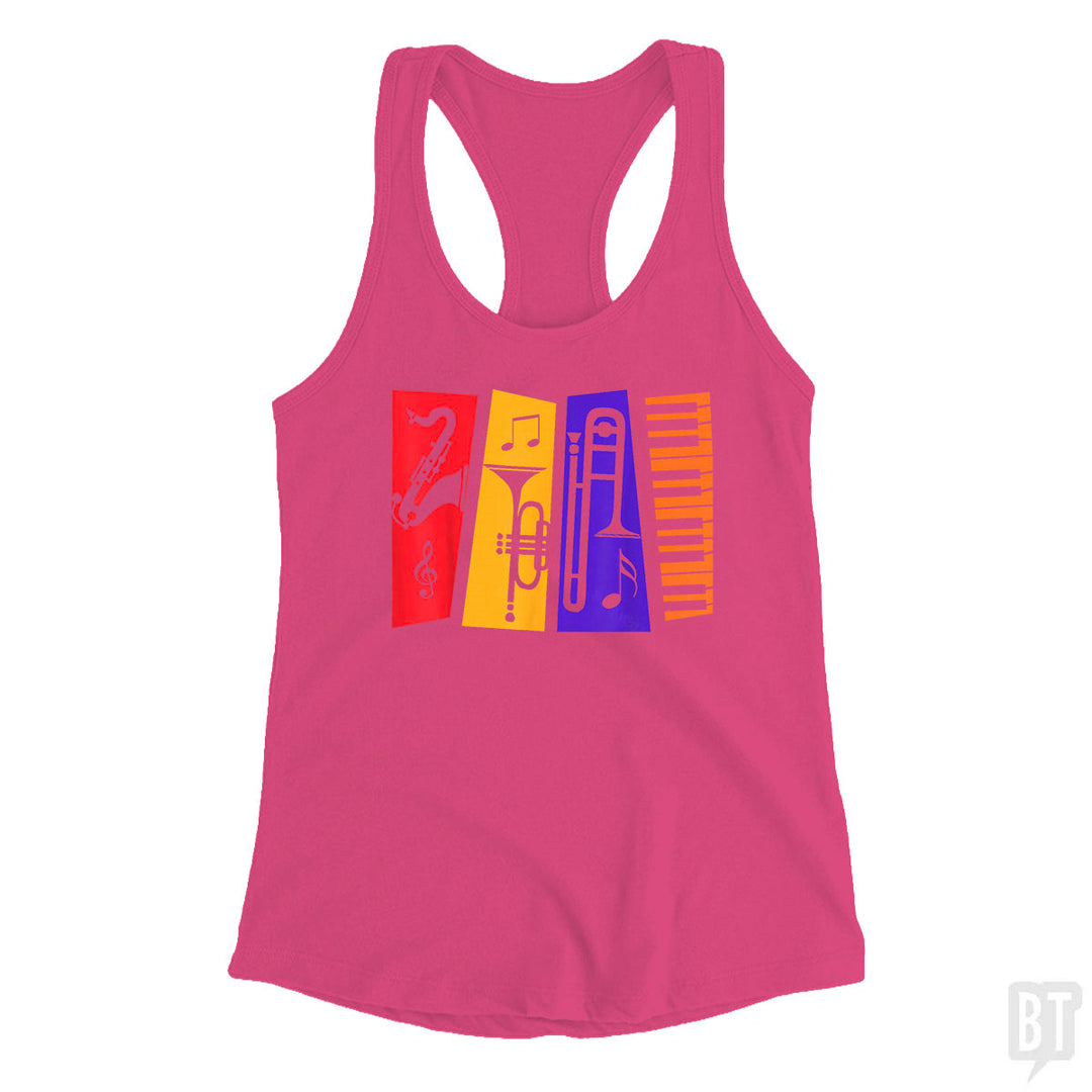 Jazz Music Tank Top