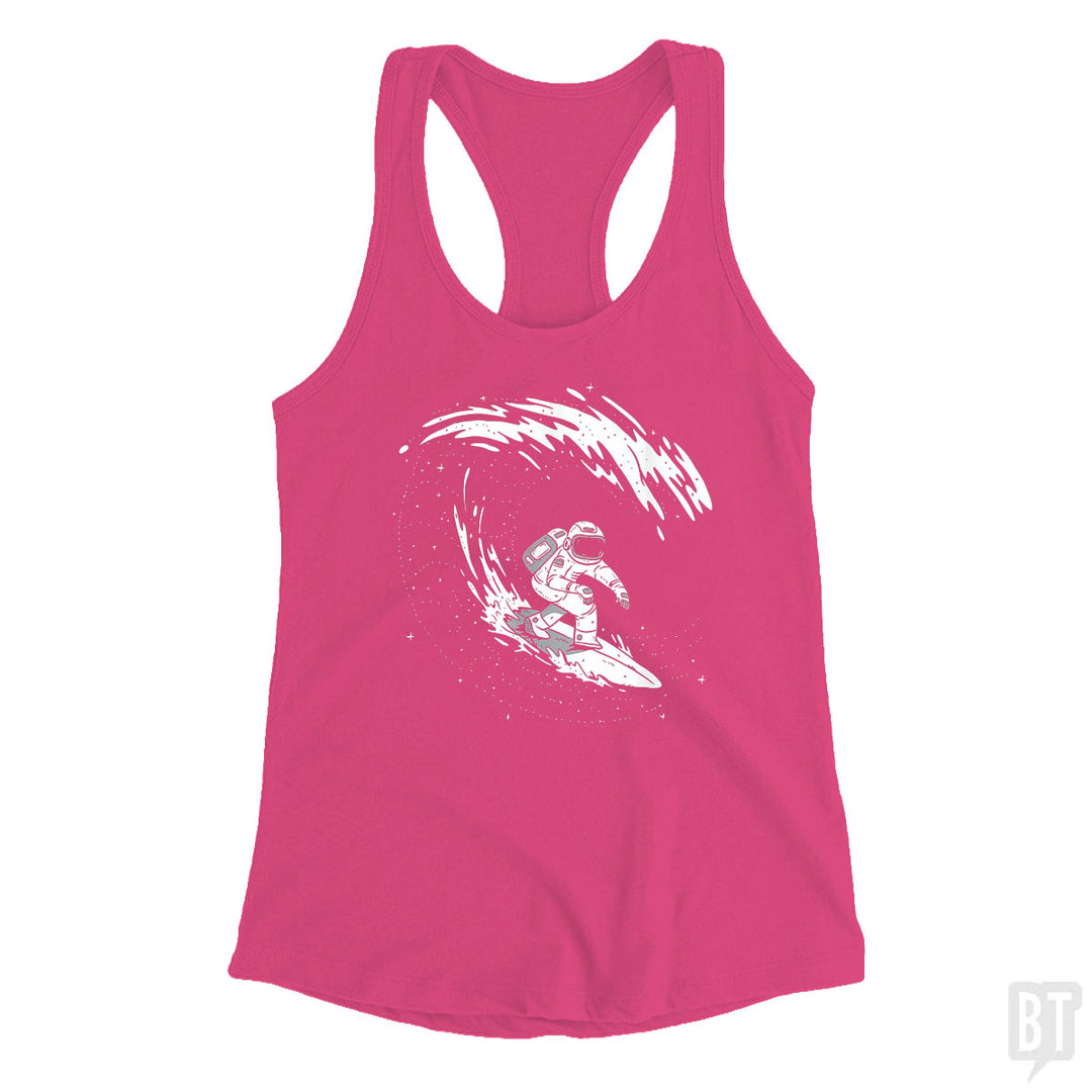Astronaut Surfer Tank Top