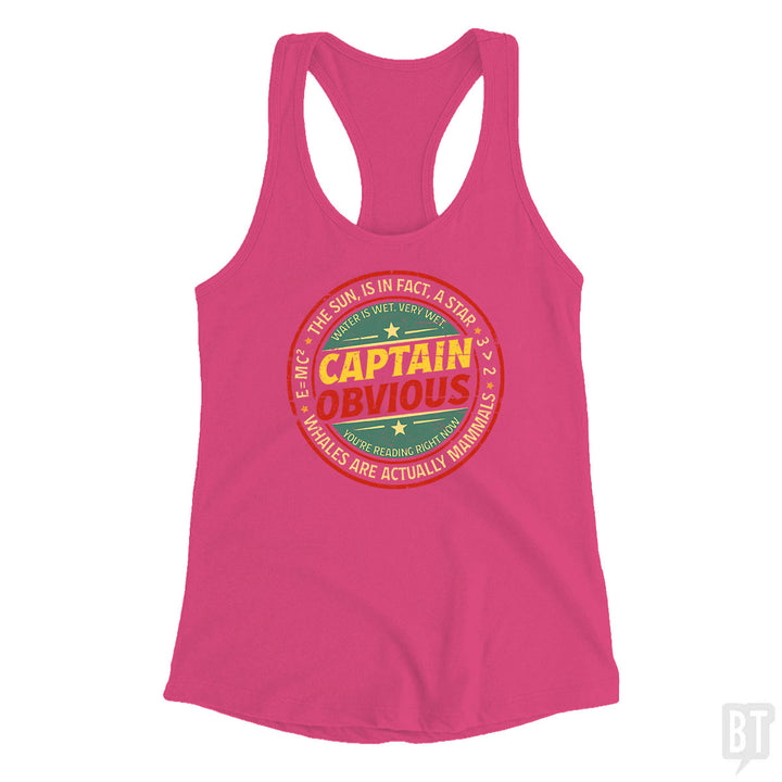 Captain Obvious Tank Top