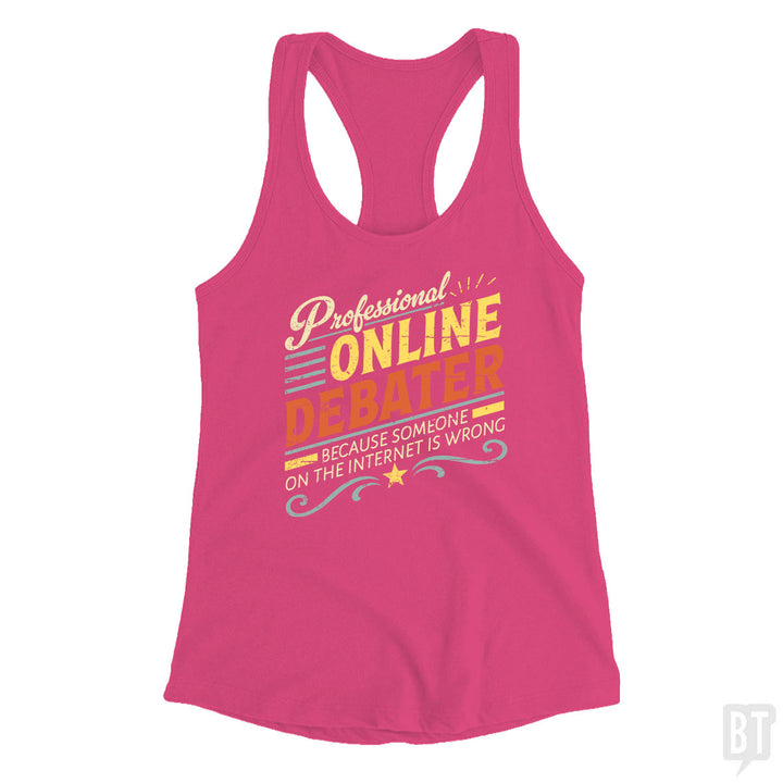 Professional Online Debater Tank Top