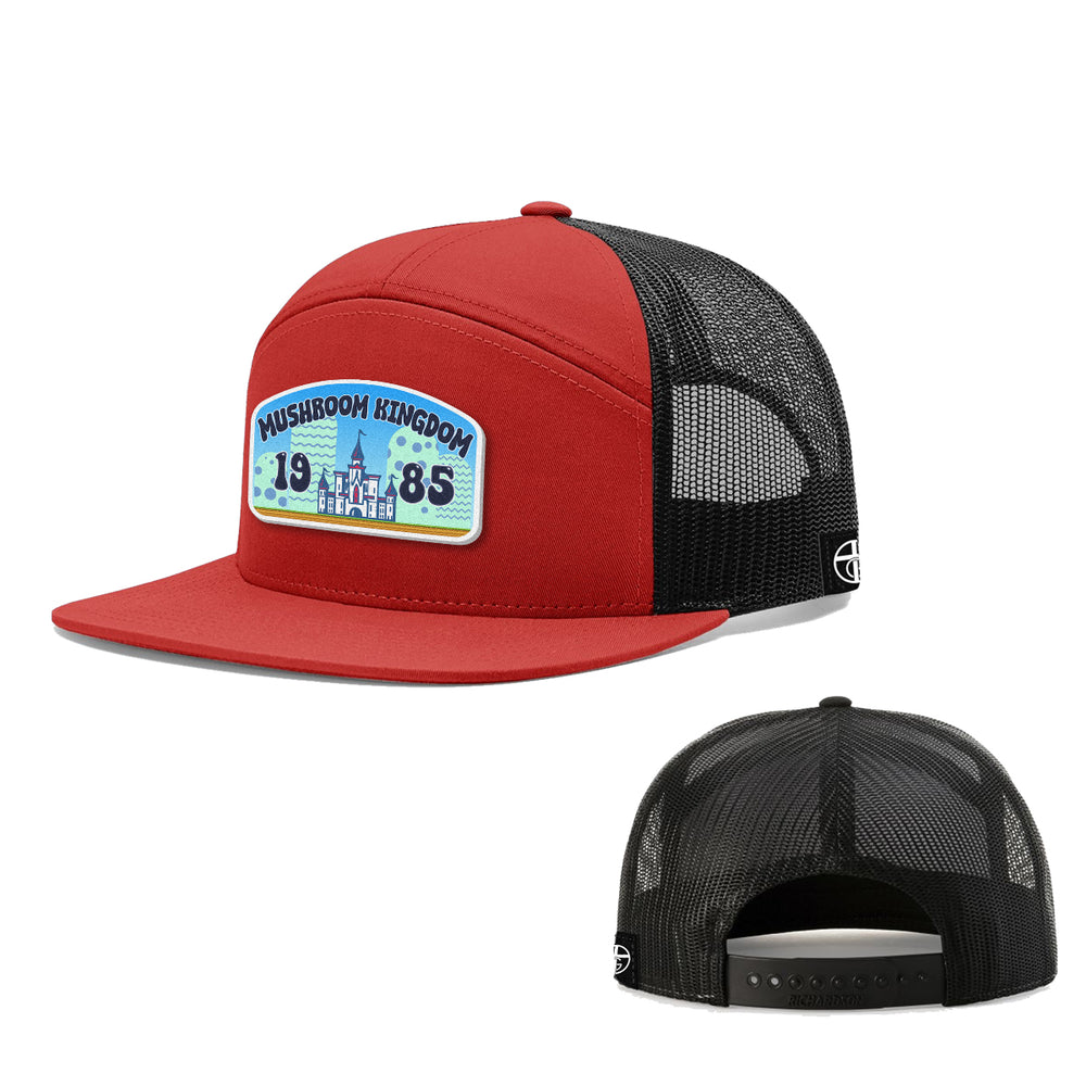 Mushroom Kingdom 1985 7 Panel Hats