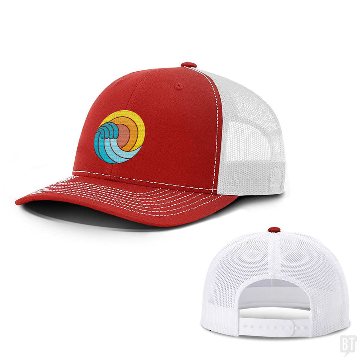 Retro Beach Wave Hats