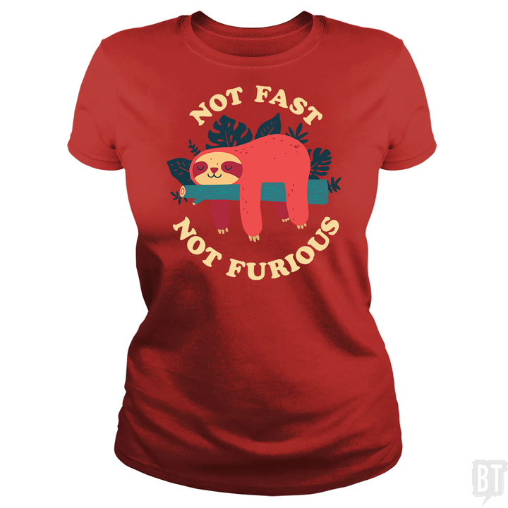 Funny Sloth Not Fast Not Furious