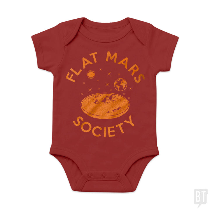 Flat Mars Society Baby One-Piece