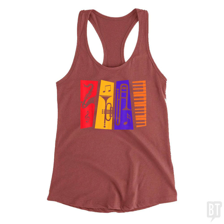 Jazz Music Tank Top