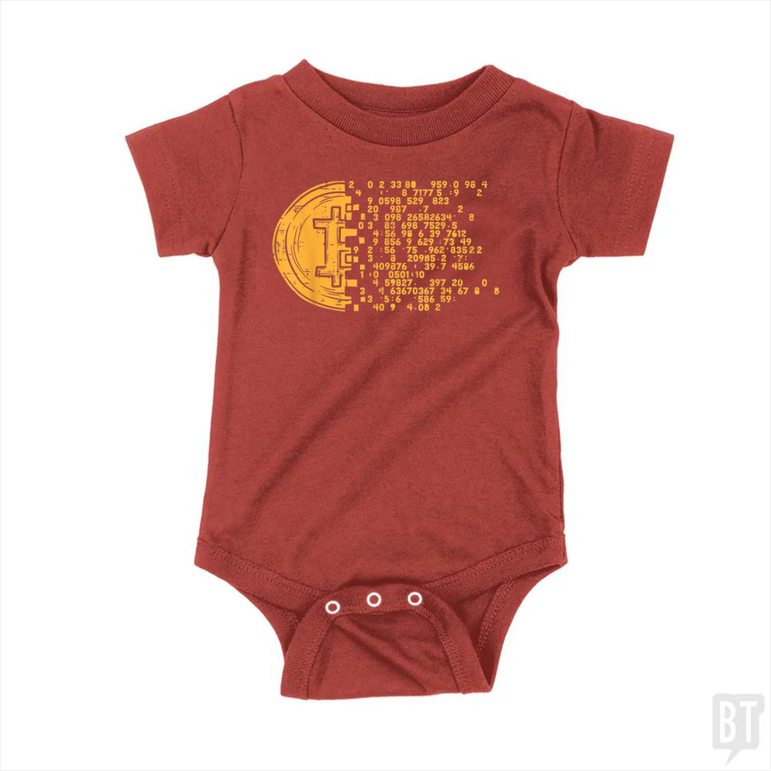 Bitcoin Digital Baby One-Piece