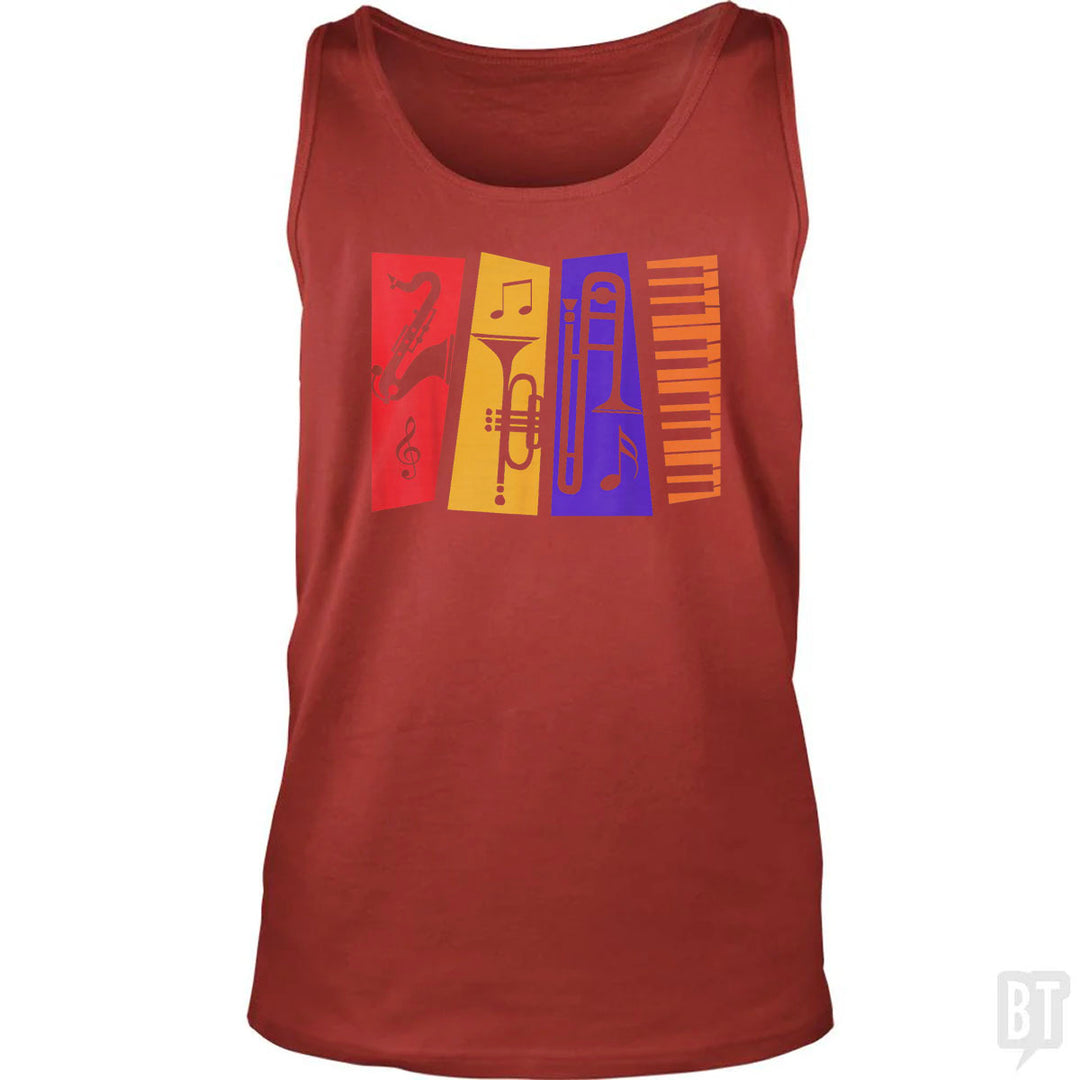 Jazz Music Tank Top