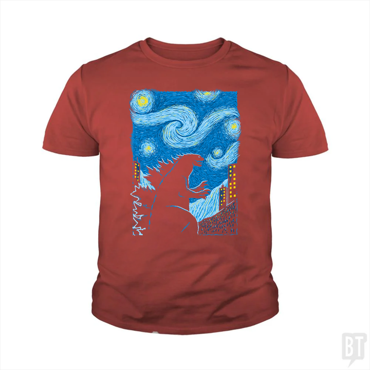 Gogh-Zilla Kids Shirt