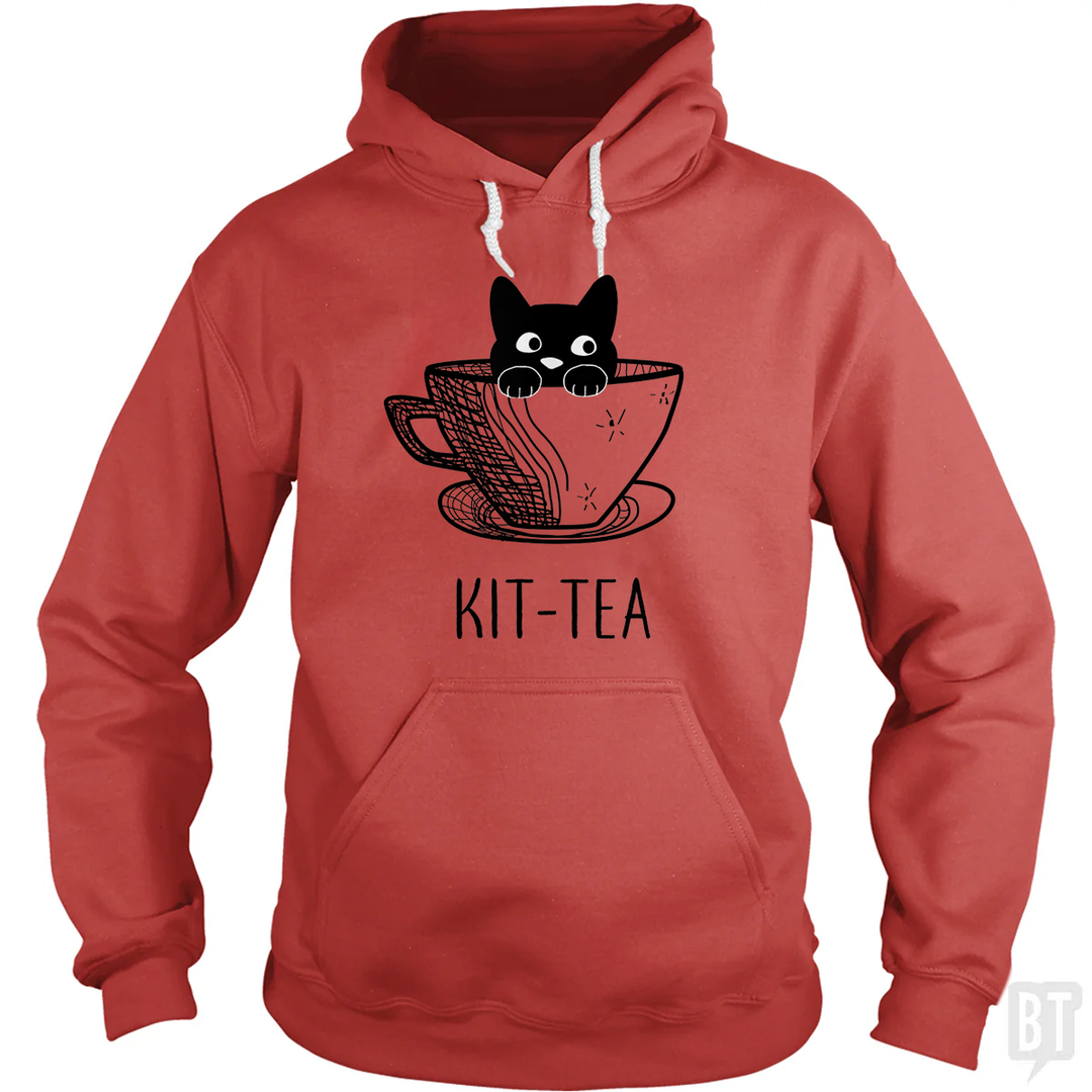 Kit-Tea Funny Cat Lover Hoodie