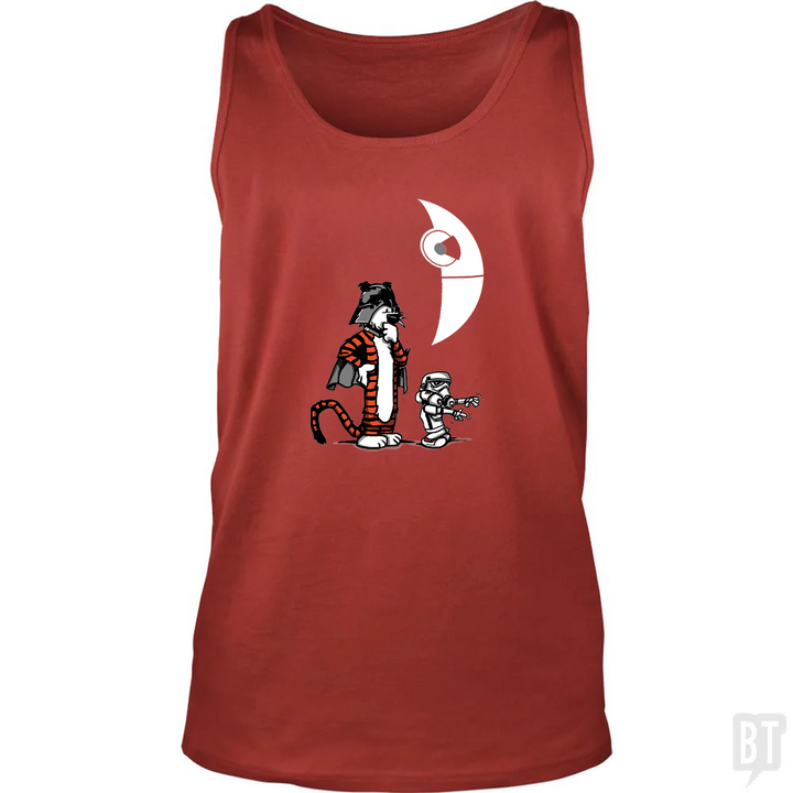 Darth Hobbes and Calvin Trooper Tank Tops