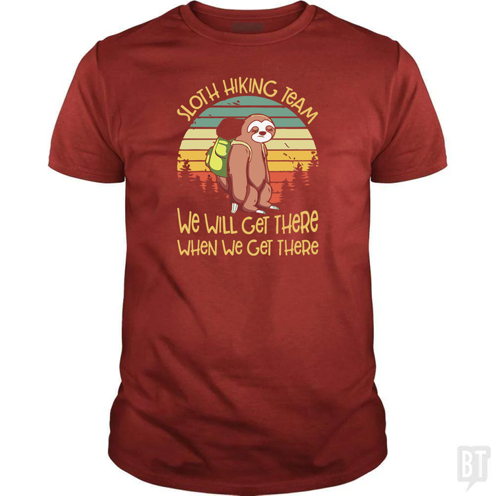 Funny Sloth Hiking Team #2