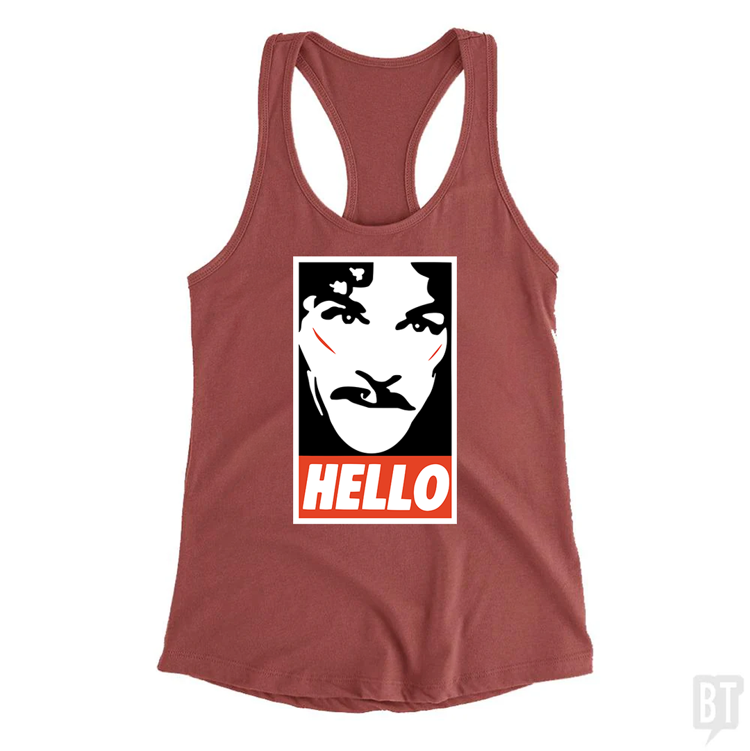 Hello Tank Top