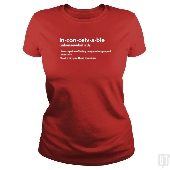 Inconceivable Definition