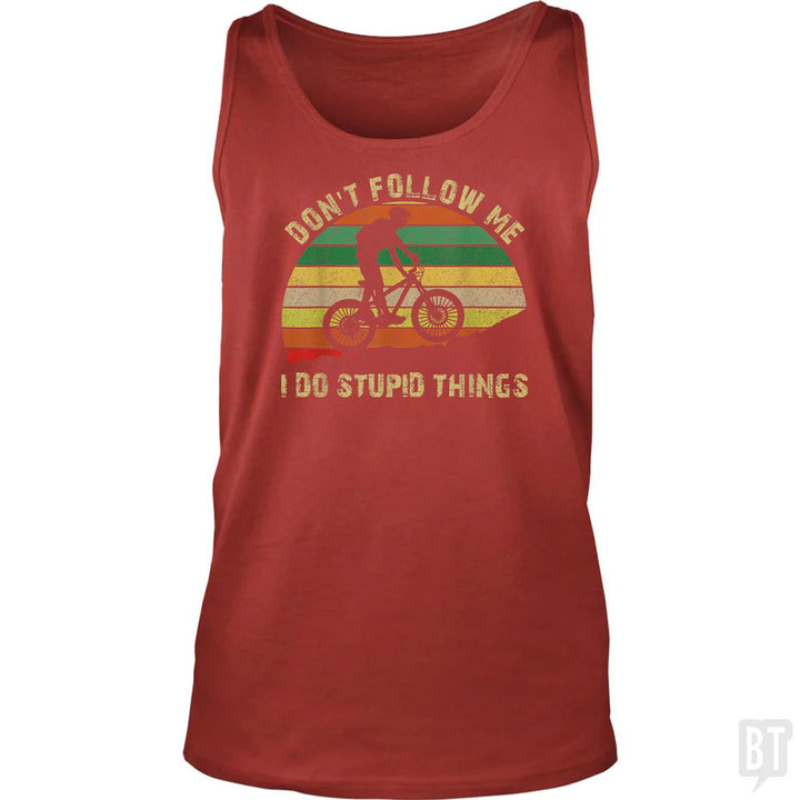 Funny Mountain Bike Tank Top