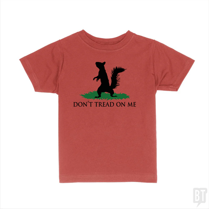 Don't Tread On Me - Squirrel Kids Shirt