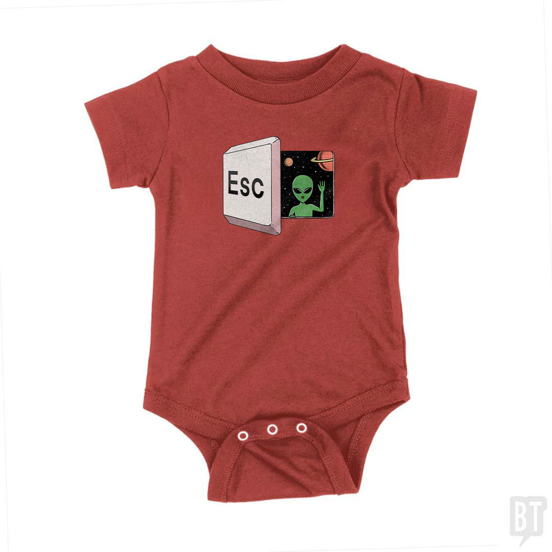 Space Escape Baby One-Piece