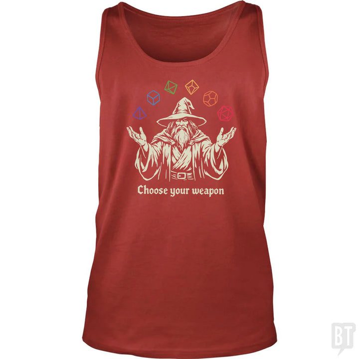 Wizard Weapon Tank Top