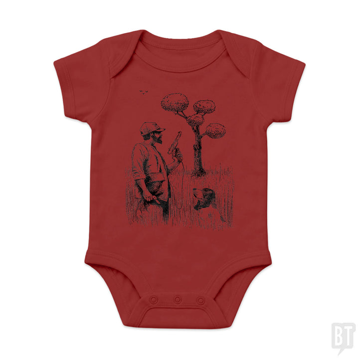 Dog Man Baby One-Piece
