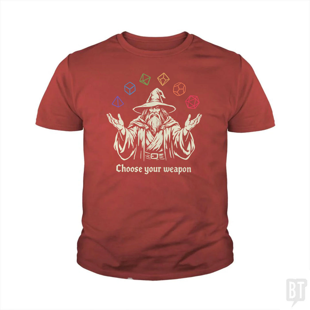 Wizard Weapon Kids Shirt