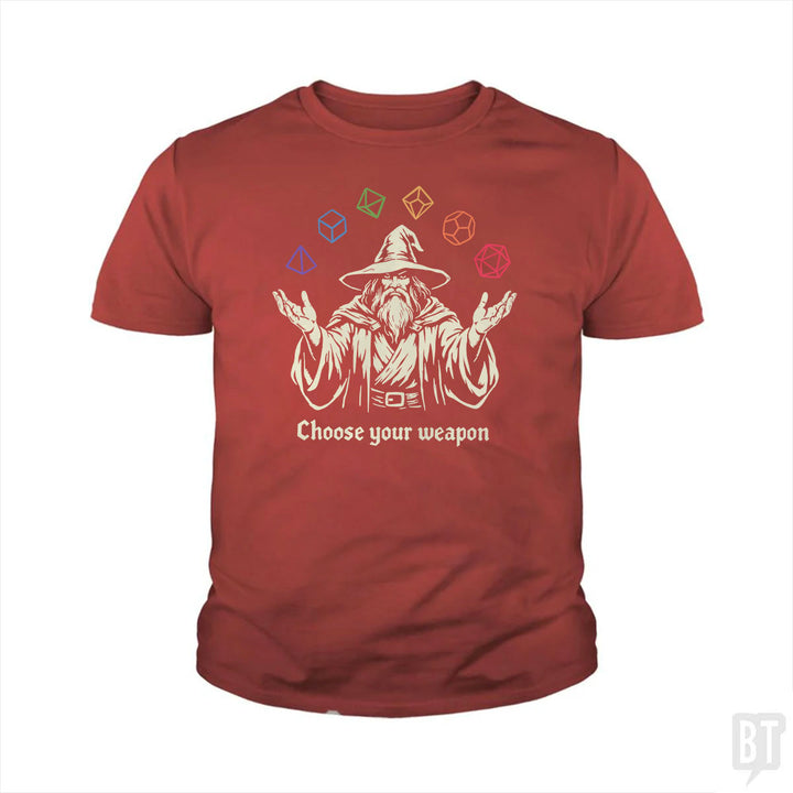 Wizard Weapon Kids Shirt