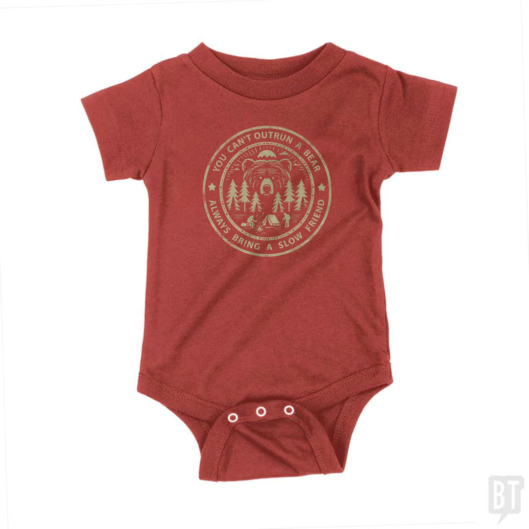 You Can't Outrun A Bear Baby One-Piece