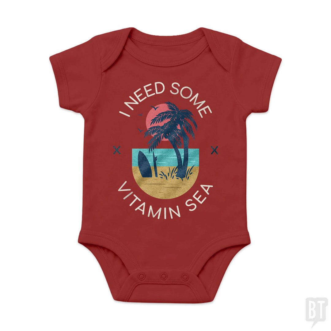 I Need Some Vitamin Sea Baby One-Piece