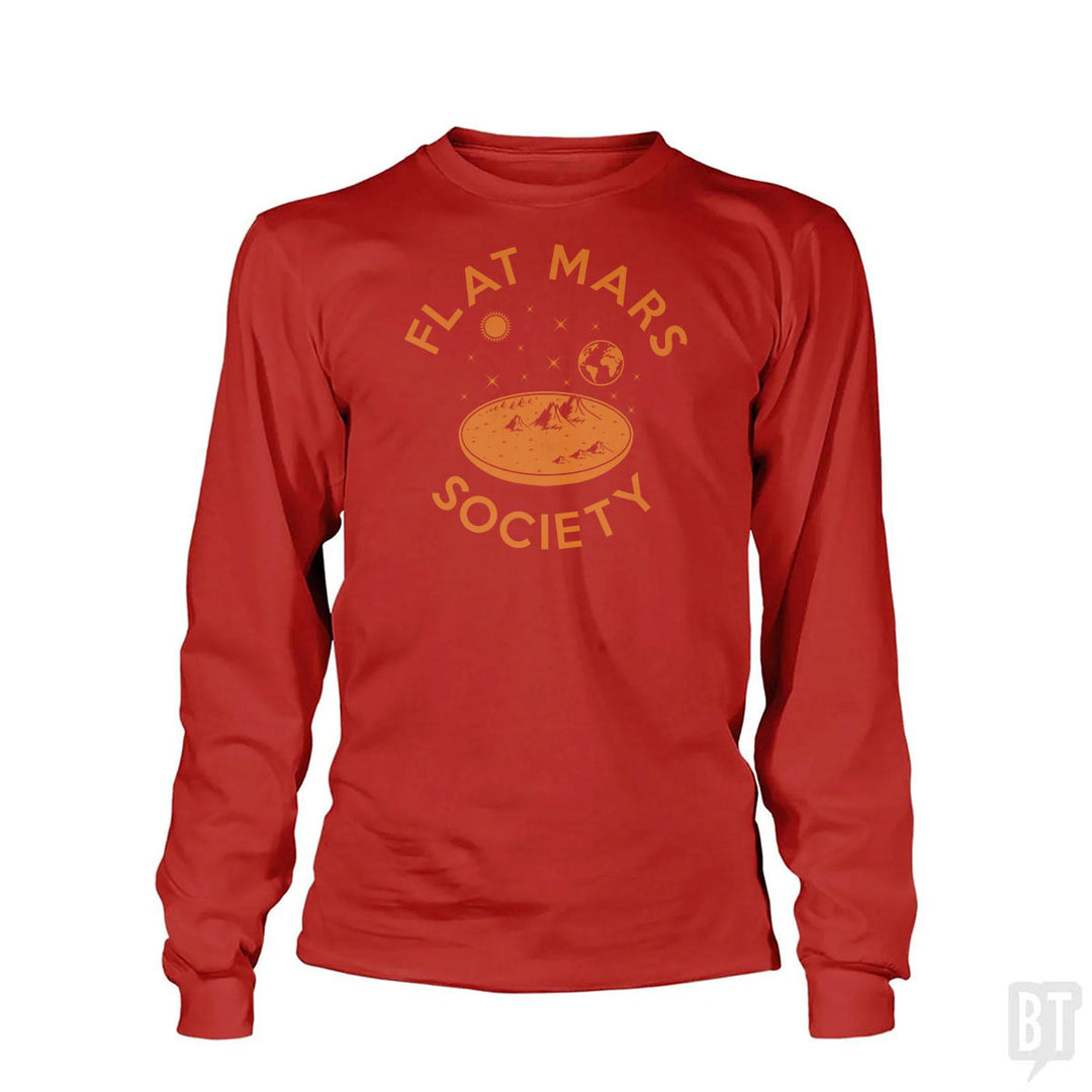 Flat Mars Society Long Sleeve
