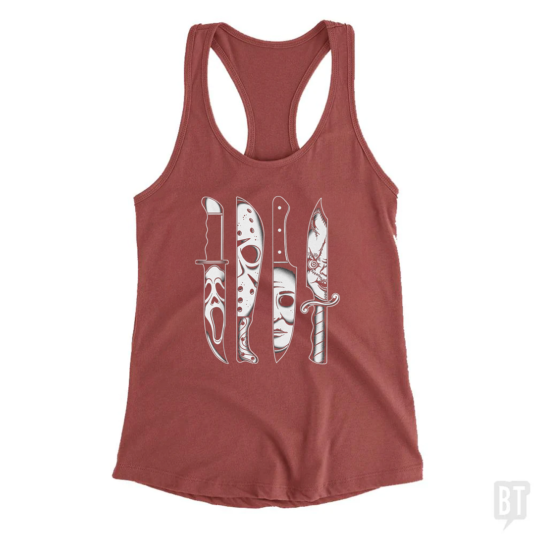 Horror Movie Knives Tank Top