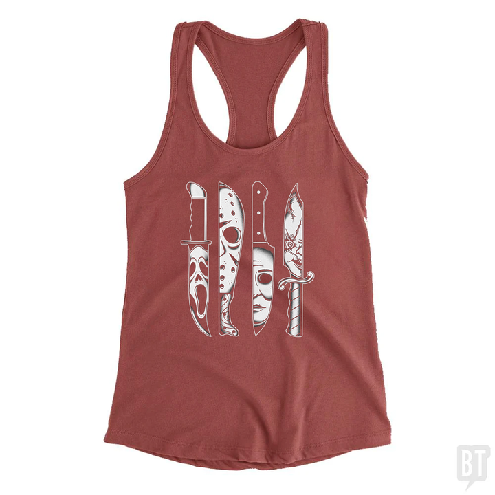 Horror Movie Knives Tank Top