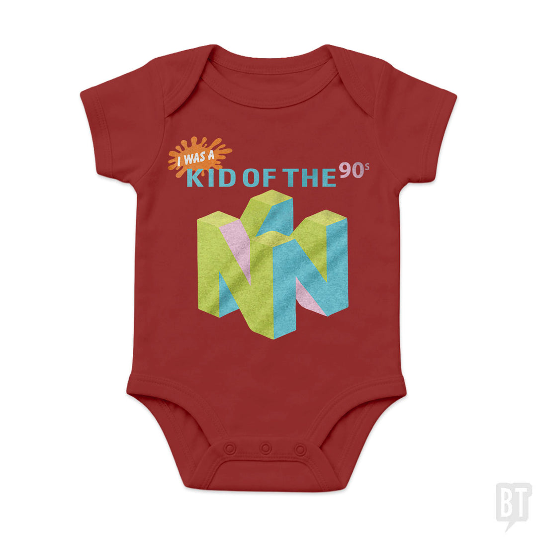 I Was A Kid Of The 90s Baby One-Piece