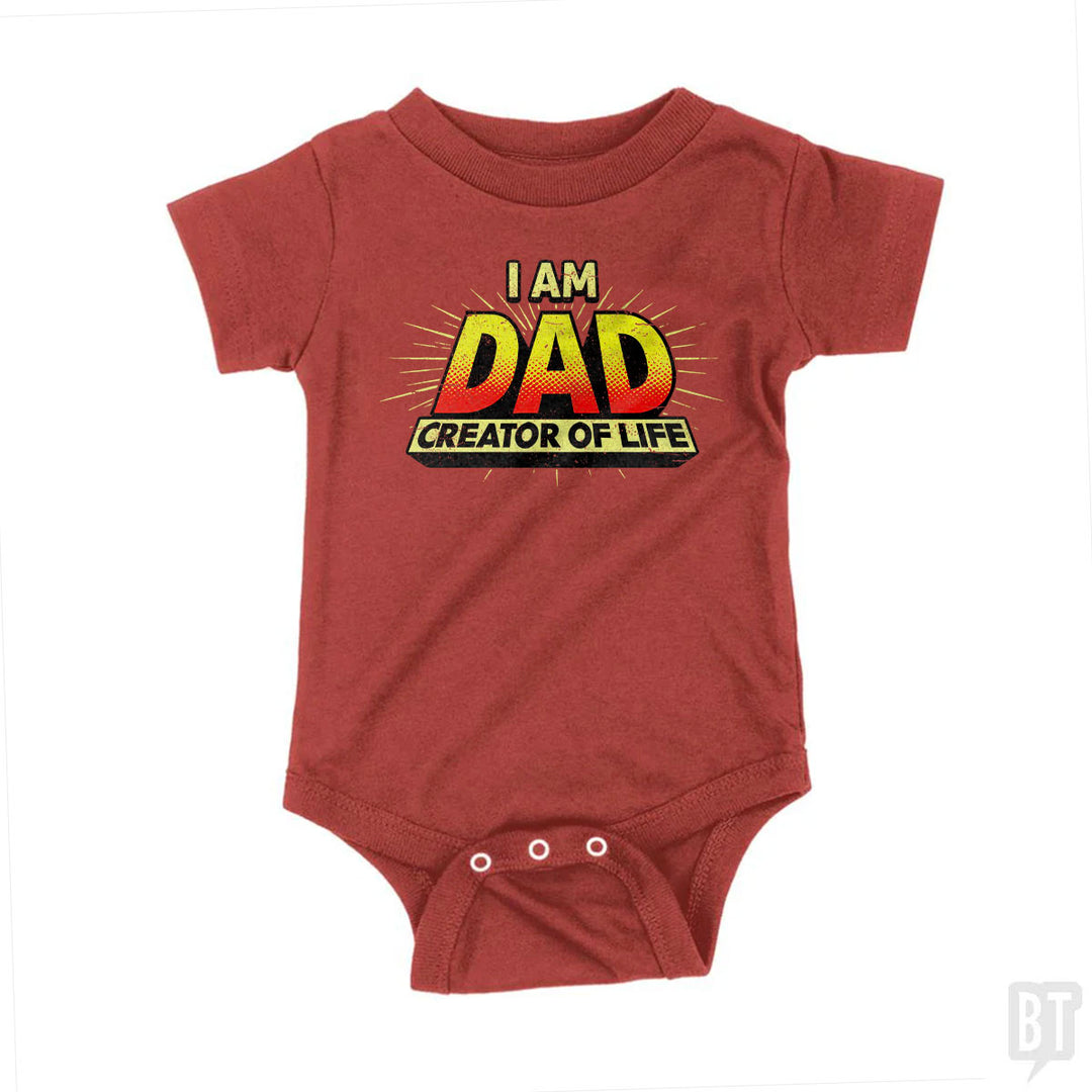 Dad - Creator of Life Baby One-Piece