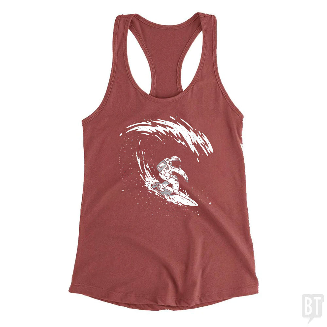 Astronaut Surfer Tank Top