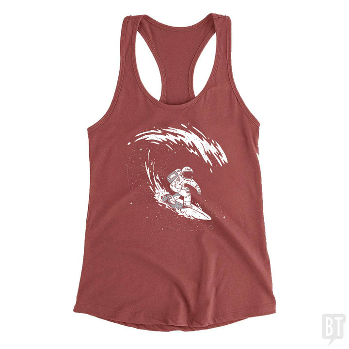Astronaut Surfer Tank Top