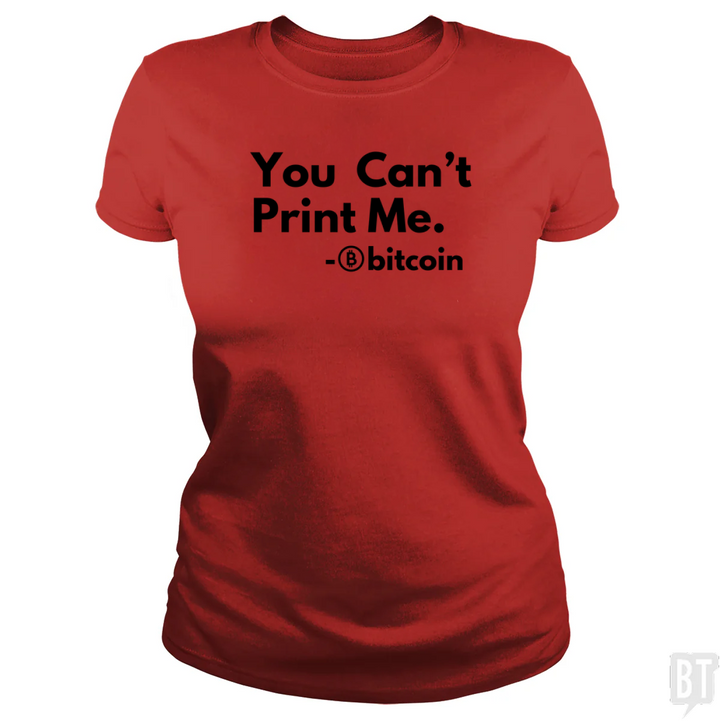 You Can’t Print Me