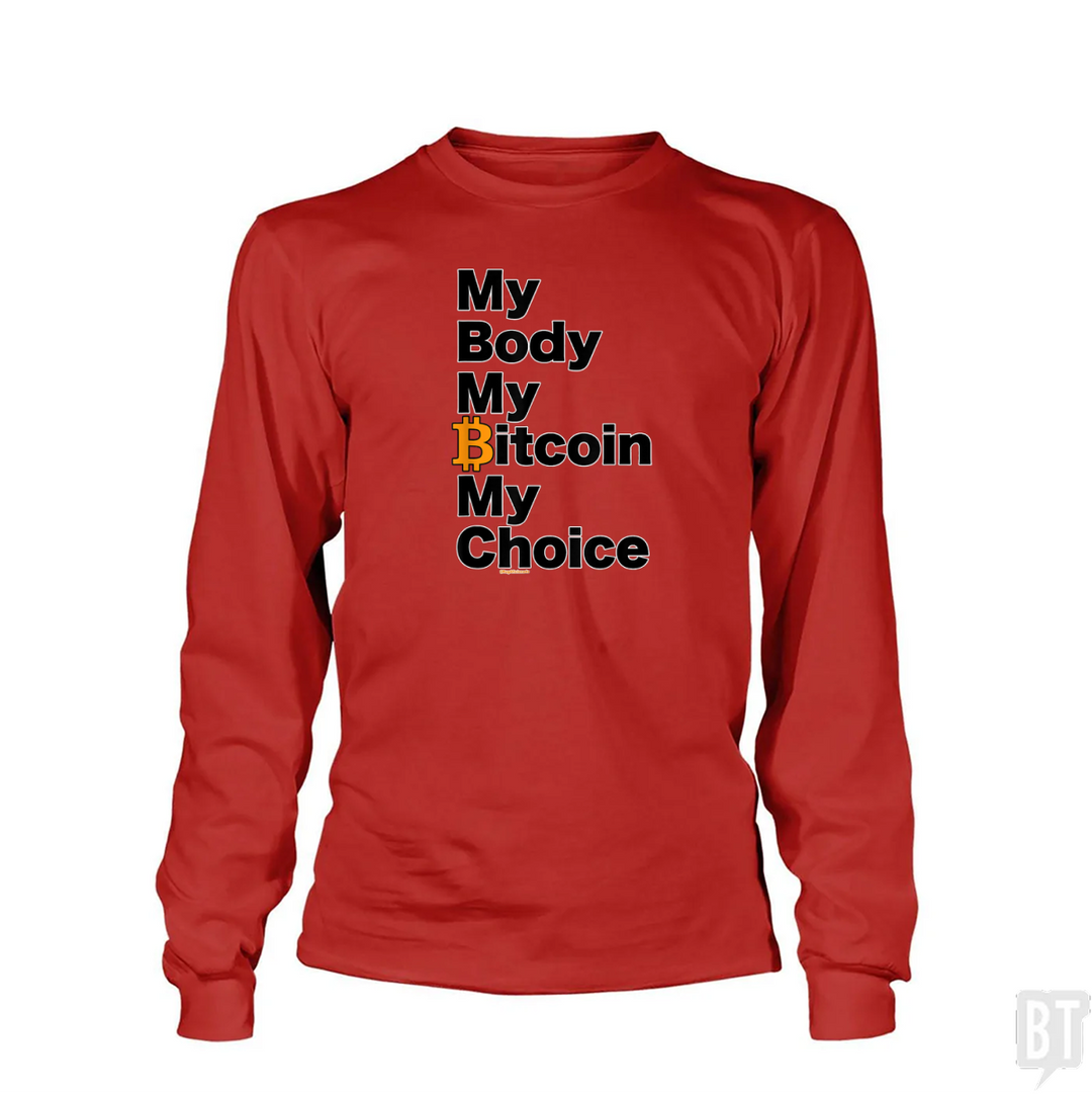 My Body My Bitcoin Long Sleeve